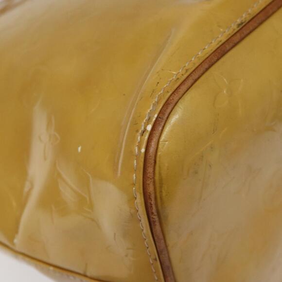 LOUIS VUITTON Monogram Vernis Houston Hand Bag Beige M91004 - Picture 16 of 16